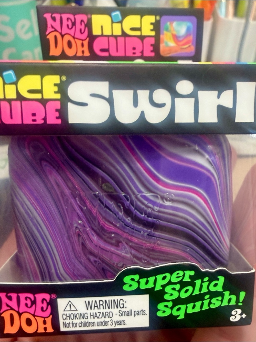 NWT NeeDoh Nice Cube Swirl